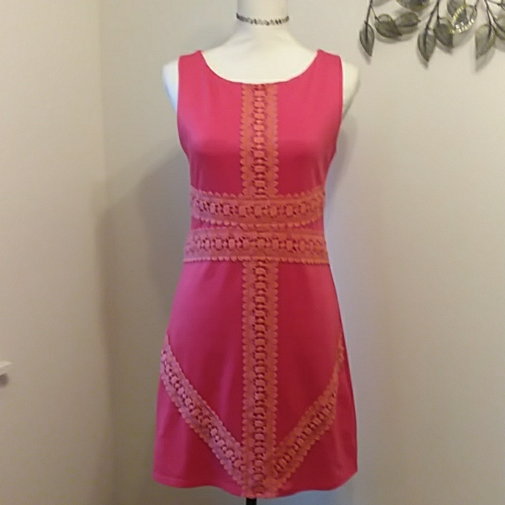 ANTHROPOLOGIE JUDITH MARCH CORAL DRESS